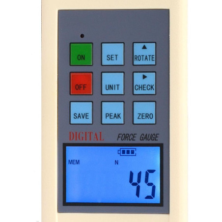 Dynamomètre traction & compression LCD à capteur externe