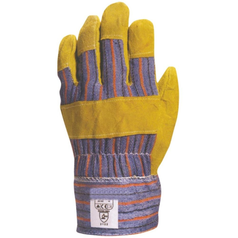 Gants cuir pour manutention