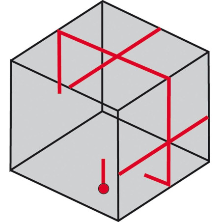 Traceur automatique de lignes laser