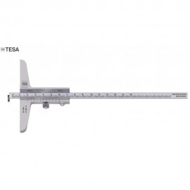 Jauge de profondeur à talon rotatif Tesa - 250 mm