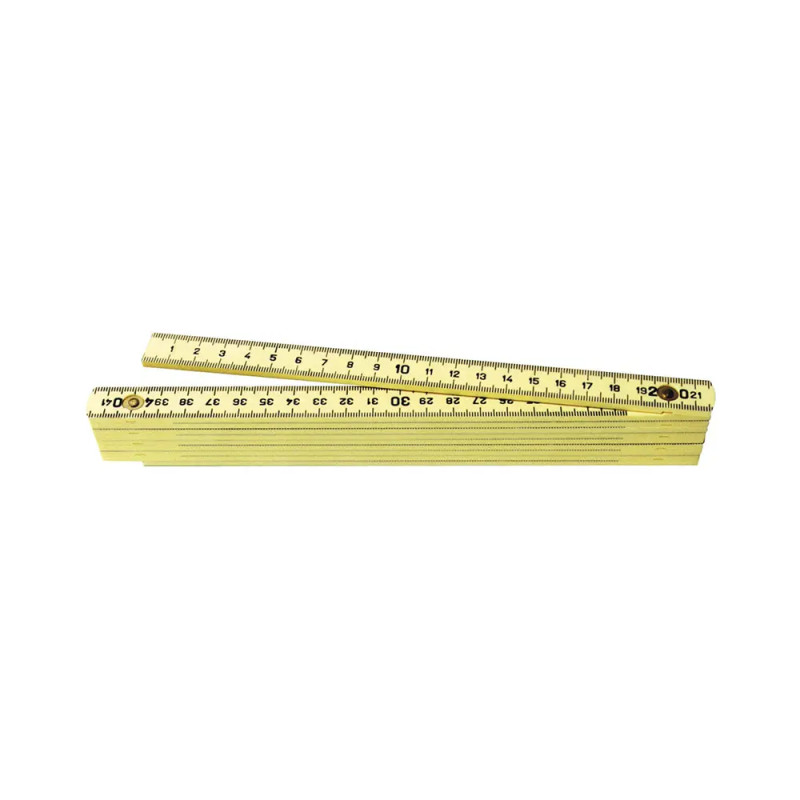 Mesure pliante en matière plastique