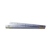 Mesure pliante en alu satiné mat