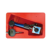 Coffret métrologie avec support central et comparateur numérique
