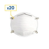 Lot de 20 masques de protection à usage ponctuel