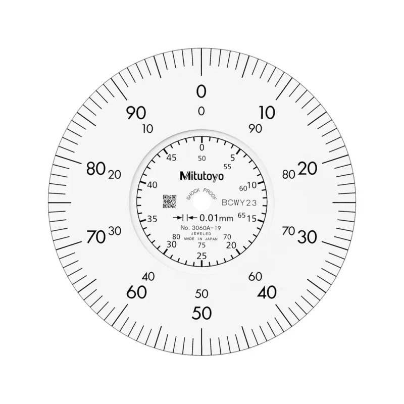Comparateur mécanique Mitutoyo® 0,01 mm Grande Capacité