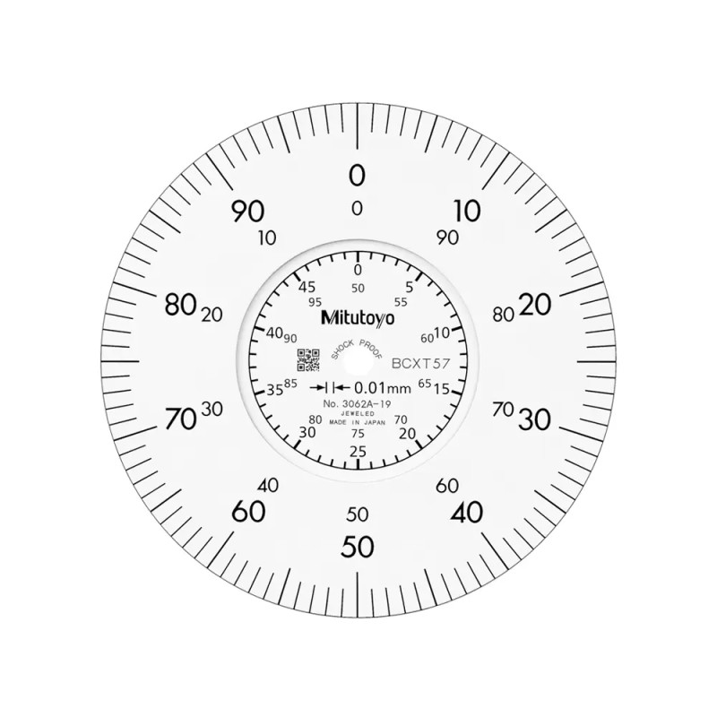 Comparateur mécanique Mitutoyo® 0,01 mm Grande Capacité