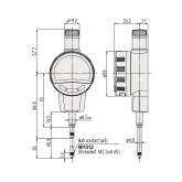 Comparateur digital IP42 Mitutoyo® Digimatic ID-C