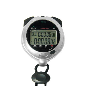 Chronomètre digital 20 mémoires