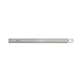 Réglet flexible acier chromé mat classe 2