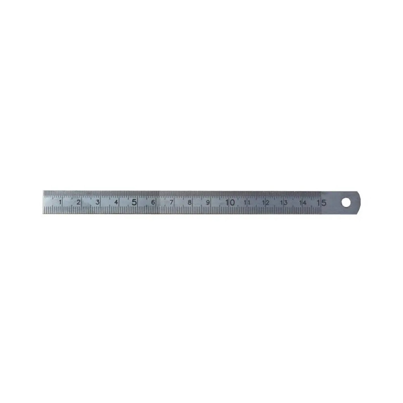 Réglet flexible acier chromé mat classe 2