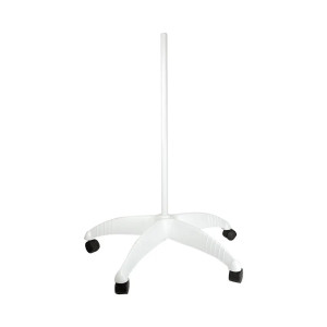 Pied sur roulettes pour lampe loupe