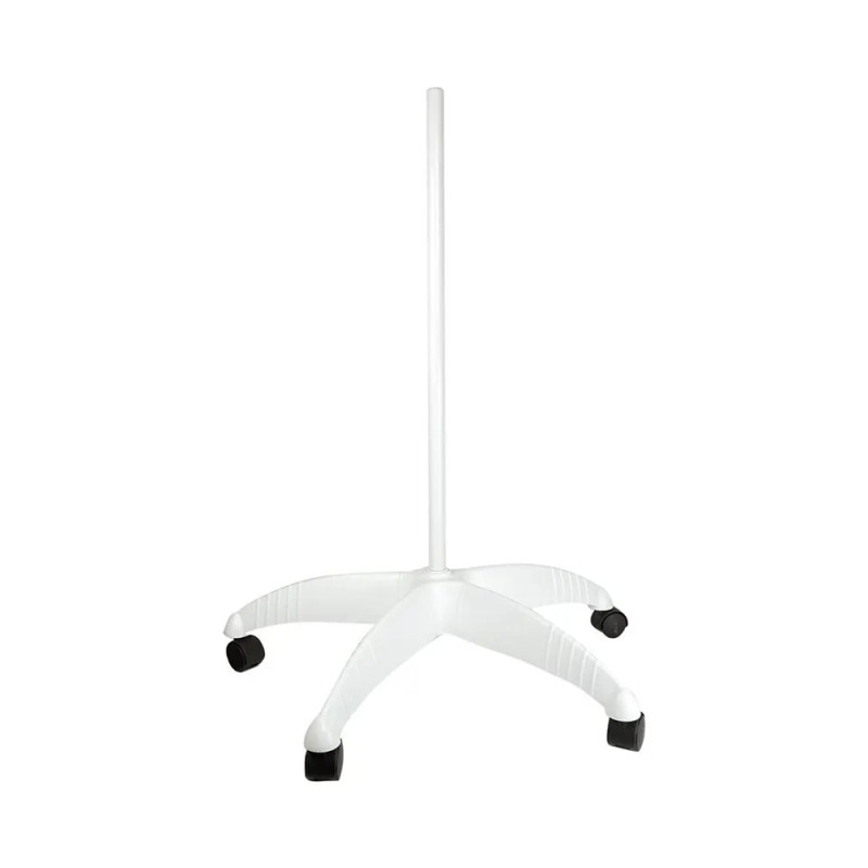 Pied sur roulettes pour lampe loupe