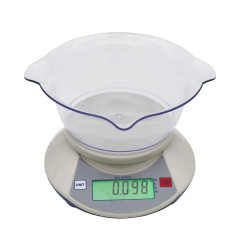 Balance compteuse avec récipient