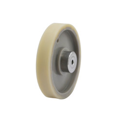 Roue compte-mètre 5 tours/mètre axe Ø4 mm