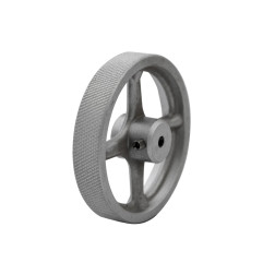 Roue compte-mètre 5 tours/mètre axe Ø4 mm