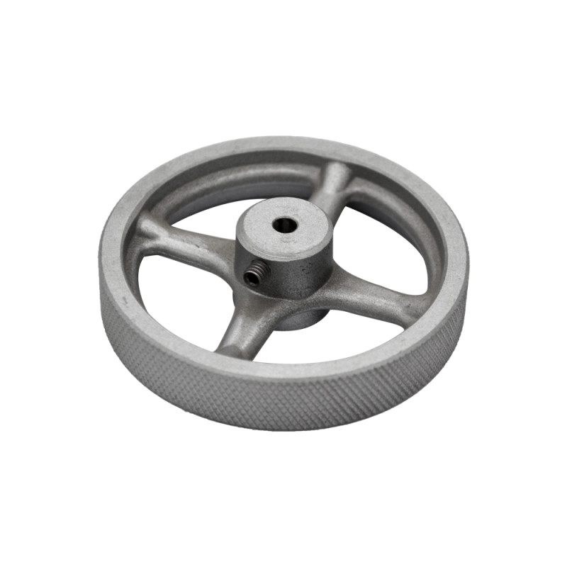 Roue compte-mètre 5 tours/mètre axe Ø4 mm