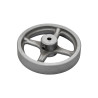 Roue compte-mètre 5 tours/mètre axe Ø4 mm
