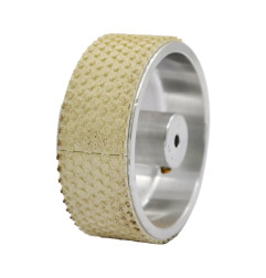 Roue compte-mètre 5 tours/mètre axe Ø4 mm