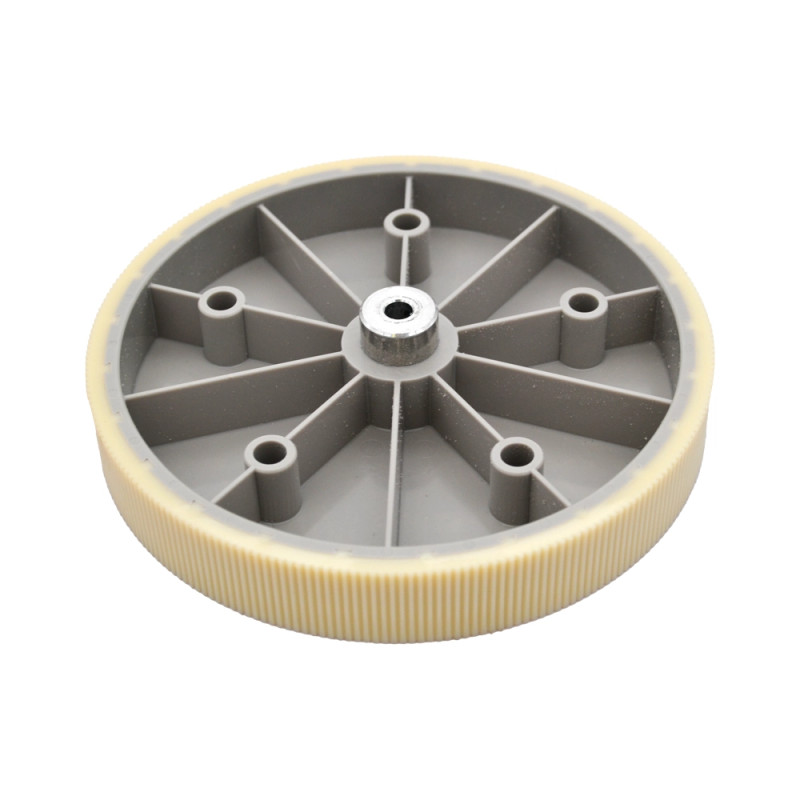 Roue compte-mètre 2 tours/mètre axe Ø7 mm
