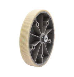 Roue compte-mètre 2 tours/mètre axe Ø7 mm