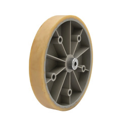 Roue compte-mètre 2 tours/mètre axe Ø7 mm