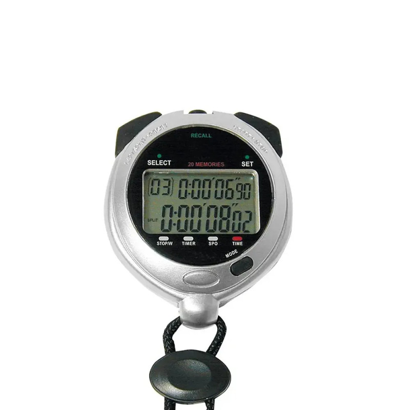 Chronomètre digital 20 mémoires
