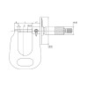Micromètre à cadran pour parois de tube