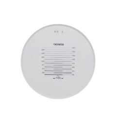 Plaque épaisseur de traits 0.02 à 0.16 mm