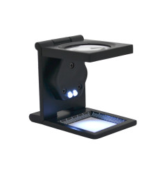 Compte-fil gradué en métal avec éclairage à leds