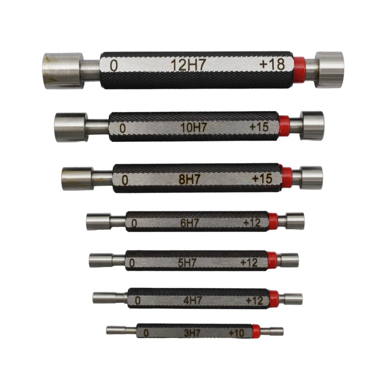 Détail des 7 tampons lisses doubles