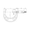 Détail du Micromètre d'extérieur 0-75 mm Mitutoyo®