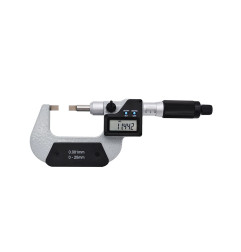 Micromètre rainures et gorges digital 0-25 mm