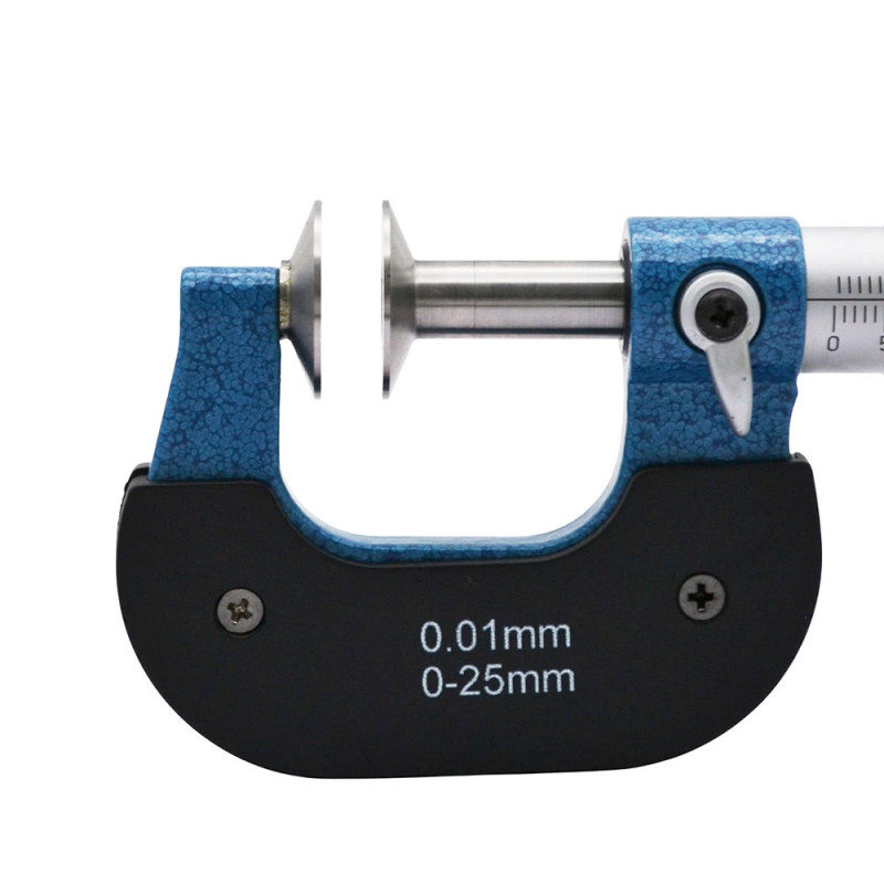 Micromètre d'engrenage avec touches cylindriques de 20 mm