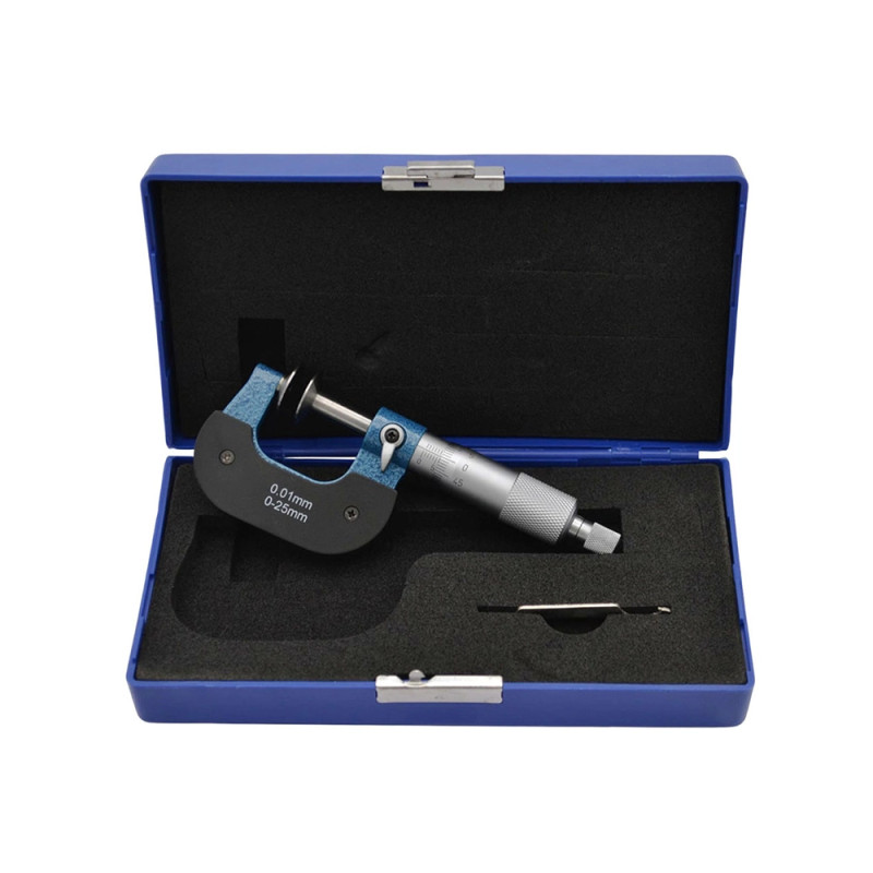 Micromètre d'engrenage livré en coffret avec capacité au choix