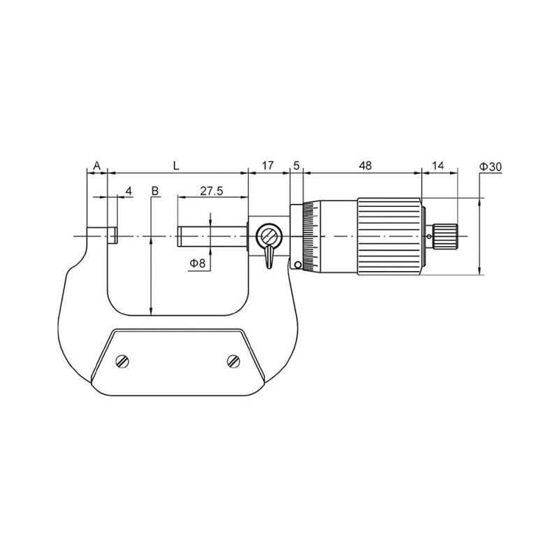 Micromètre 1 tour par mm
