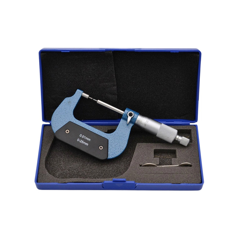 Micromètre à touches fines livré en coffret rigide