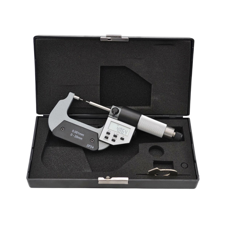 Coffret de Micromètre digital étanche à touches réduites
