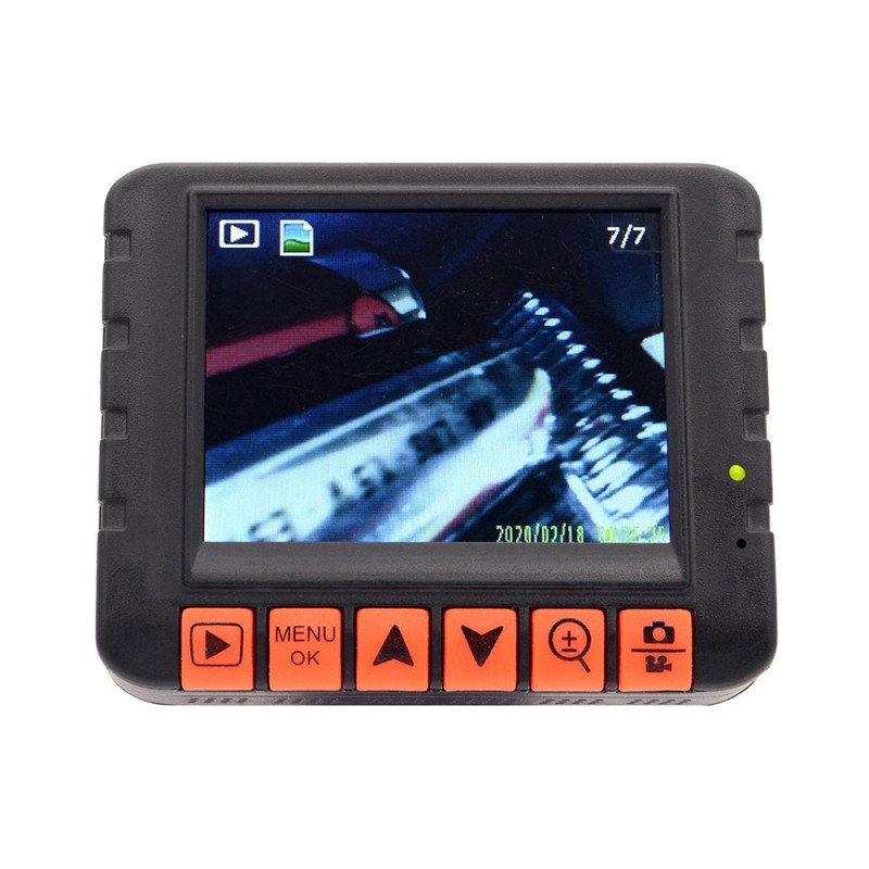 Endoscope avec écran amovible 3,5" + flexible 2 mètres