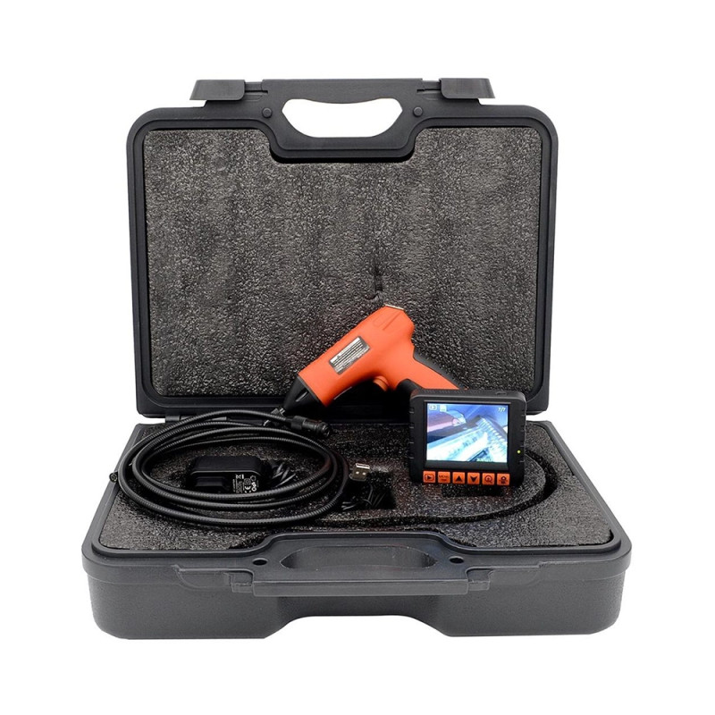 Endoscope avec écran amovible 3,5" + flexible 2 mètres