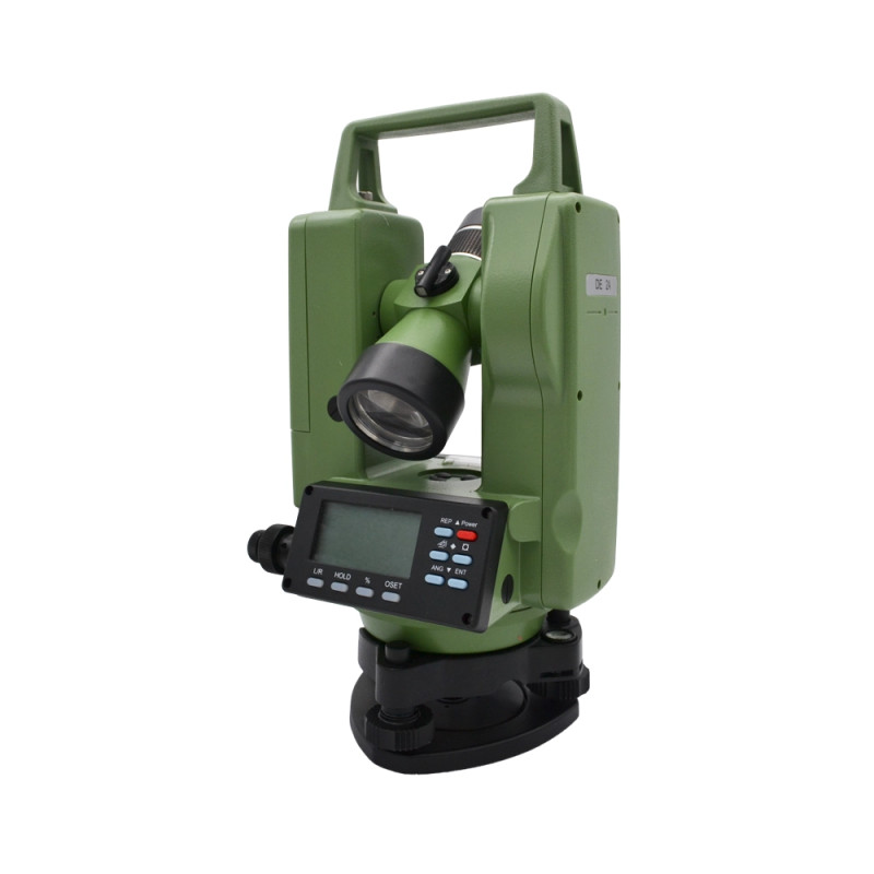 Double écran LCD rétroéclairé du théodolite S12004 permettant la lecture sur les deux faces.