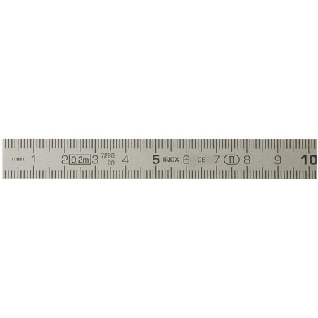 Réglet flexible INOX chromé mat classe II