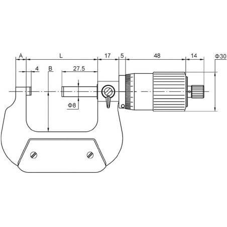 Micromètre 1 tour par mm