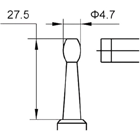 Micromètre pour parois de tube 0-25 mm