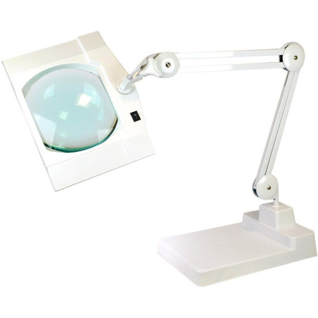 Lampe loupe lumineuse avec socle lourd