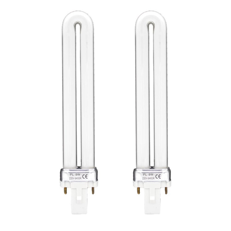 Lot de 2 tubes 9W/220V