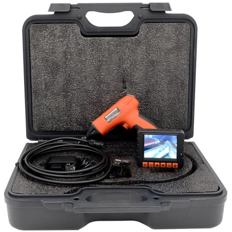 Endoscope avec écran amovible 3,5" + flexible 2 mètres